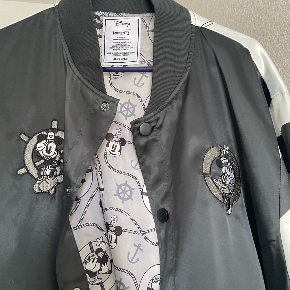 Loungefly Disney limited release 100th anniversary Steamboat Willie jacket
